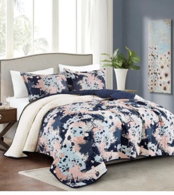  Современный набор лоскутных одеял Abstract Hermia — набор из 3 предметов - Изображение 1 из 4