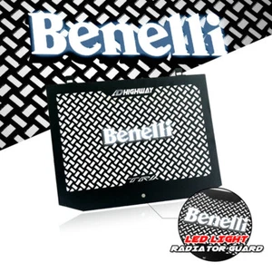 Black Radiator Grill LED LIGHT Guard Cover Protection for Benelli TRK502 17-18 - Picture 1 of 12