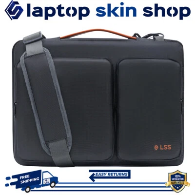 Funda para portátil bolsa de transporte a prueba de golpes bolsa protectora 13-13,5 pulgadas negra Foto 1 de 4