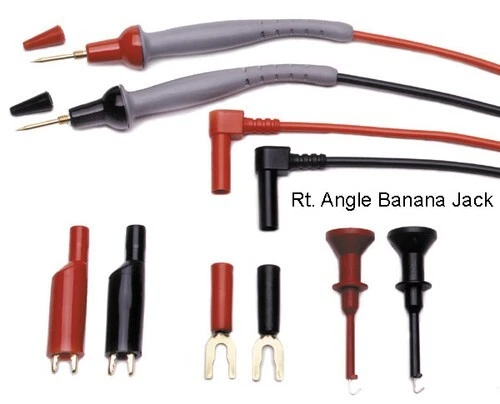 Simpson 00043 REPLACEMENT Threaded Probe Leads w/Screw & Alligator Clips -  USA - Image 1 of 1