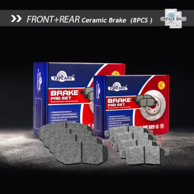 For 2007 - 2012 Mazda CX-7 Front & Rear Ceramic Disc Brake Pads - Image 1 of 4