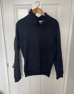 Vintage 2000s Reiss Men's Navy Blue Top Sweatshirt Windsor Size Large - Picture 1 of 6