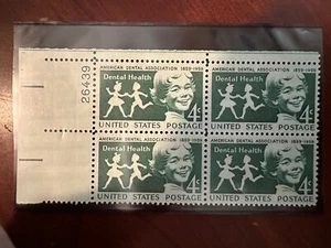 Scott #1135 Dental Health US Plate Block Of 4 MNH I will combine shipping! - Picture 1 of 1