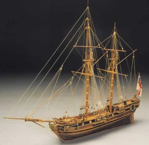 Mantua Racehorse Bomb Ketch Wooden Ship Kit (793) Scale 1:47 - Picture 1 of 6