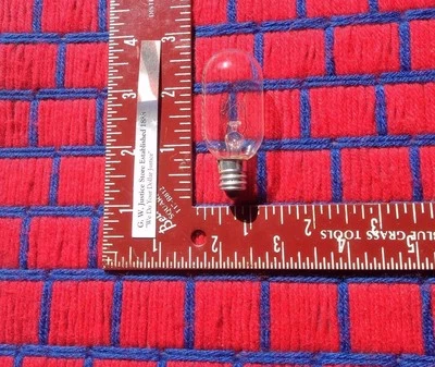 T8 industrial indicator LIGHT BULB 15w fits Conair make-up mirror Zadro E12 base - Image 1 of 3