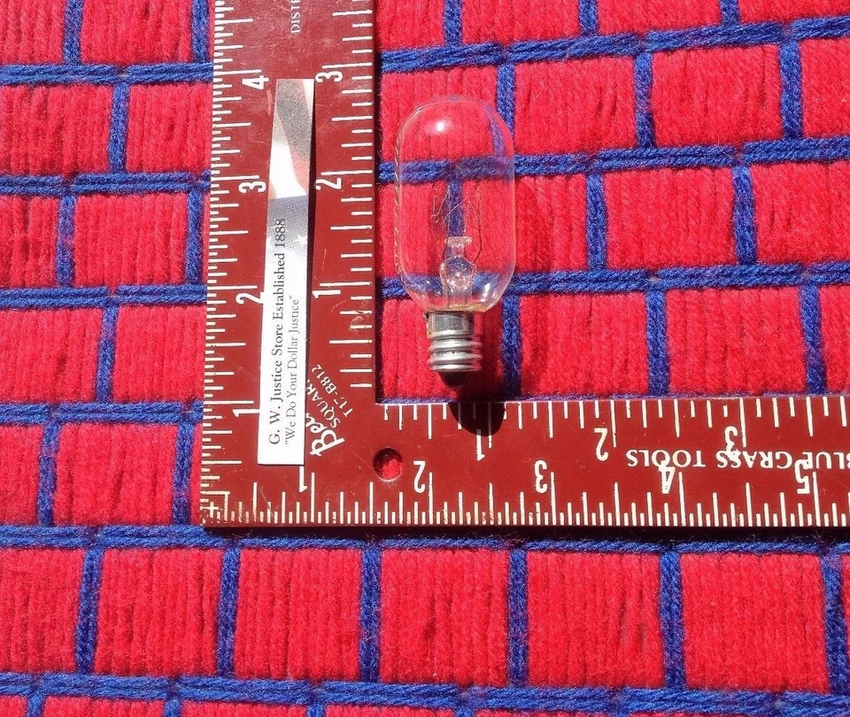 T8 industrial indicator LIGHT BULB 15w fits Conair make-up mirror Zadro E12 base - Image 1 of 3