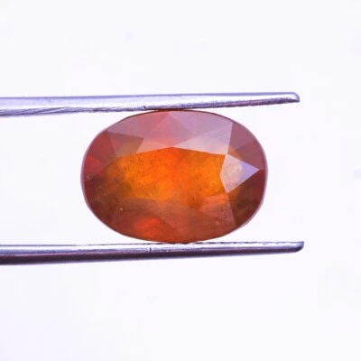 Anillo de corte ovalado amarillo zafiro natural certificado 15,00 tamaño piedra preciosa suelta Foto 1 de 4