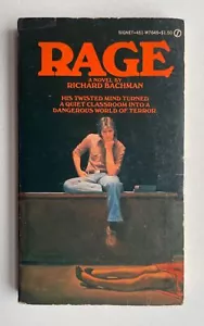 RAGE di Richard Bachman US 1°/1° sigillo NAL PB settembre 1977 AKA Stephen King - Foto 1 di 11