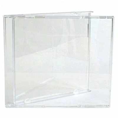 TTL MEDIA Clear Standard CD Jewel Case (nur Karton OHNE Fach) NEU äußere CD Hülle nur Posten