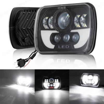 Lâmpadas de LED Hi/Lo para Dodge D150/250/350 W150/250/350 Ram 50 7X6" 5X7" - Imagem 1 de 4
