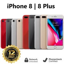 Apple iPhone 8 | 8 Plus 64GB 128GB 256GB - All Colors (Unlocked) - Good