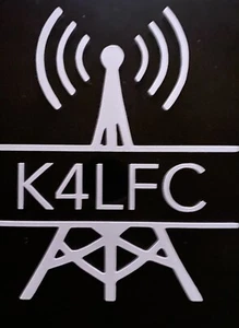 Ham Radio Custom Call Sign Decal - Zdjęcie 1 z 2