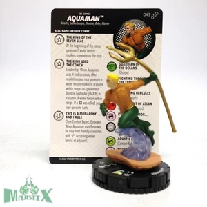 Heroclix Batman Team-Up Set Aquaman #043 ¡Figura rara con tarjeta! - Imagen 1 de 1