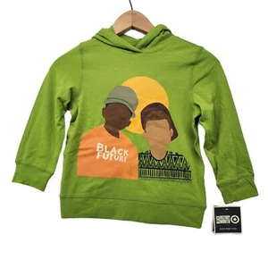Boys Long Sleeve Pullover Hooded Shirt Ethnic T-Shirt Black History Month XS 4/5 - Picture 1 of 7