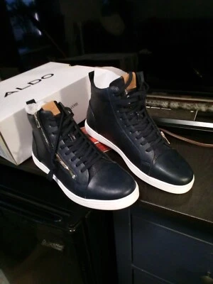 Tênis masculino de cano alto elegante - Imagem 1 de 4