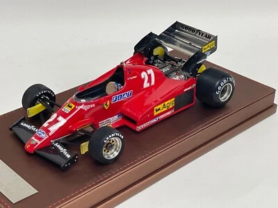 1/18 AB Models F1 Ferrari 126 C2 From 1983 P.Tambay Auto #27 Pelle Base #5 D 5 - Immagine 1 di 4