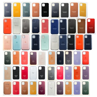 Genuine Original Apple iPhone Leather & Silicone & Clear Case Cover - Brand New - Image 1 of 2