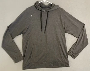 Rhone OOO Hoodie Mens Long Sleeve Shirt Size Medium Charcoal Gray Heather - Picture 1 of 6