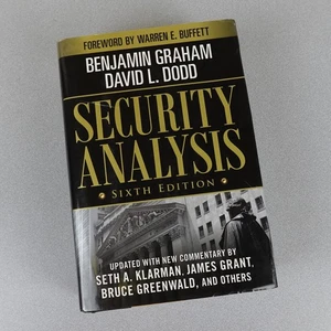 Security Analysis: Sixth Edition, Foreword by Warren Buffett Updated Hardcover - Picture 1 of 15