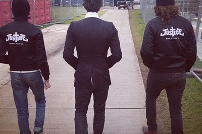 ULTRA RARE Justice "†" 2012 World Tour x Surface to Air Jacket - New - Ed Banger - Image 1 of 4