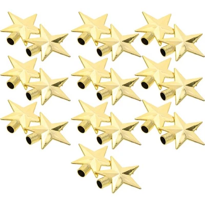  20 Pcs Topper Della Stella Dell'albero Di Natale Decorazione Superiore - Immagine 1 di 4