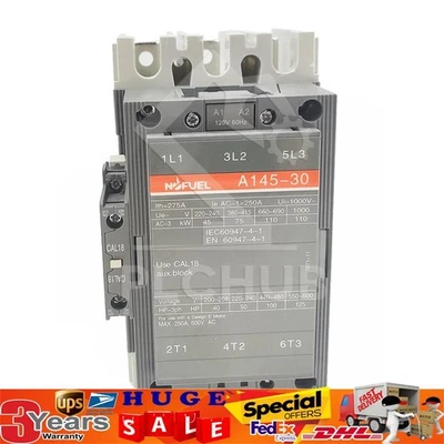 A145-30 Contactor 120V coil AC replace Contactor A145-30-11-84 1NO1NC 3P 145A - Image 1 of 4