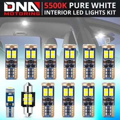 12 piezas para Toyota Camry 2007-2011 interior cortesía domo guantera bombillas Foto 1 de 4