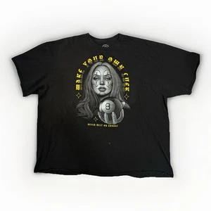 DOM It's About The Art T-Shirt Herren Gr. 3XL Schwarz Kurzarm Rundhals Grafik - Bild 1 von 8