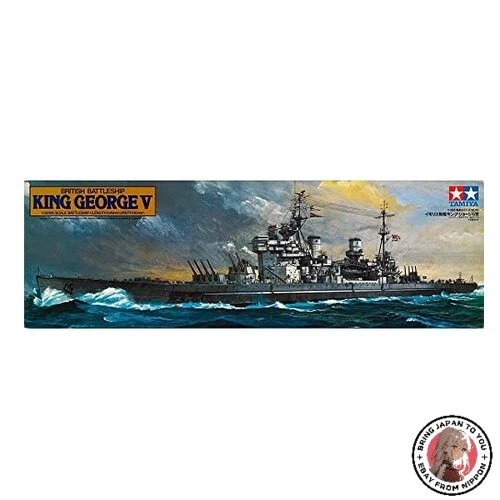 NUOVO Tamiya 78010 1/350 British King George V Plastic Model Boat Kit - Immagine 1 di 1