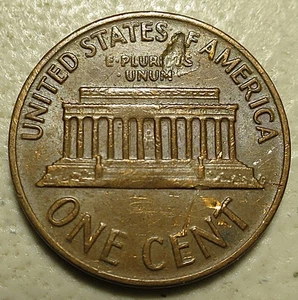 1972 D Lincoln Penny Post Strike Damage Error - Picture 1 of 3