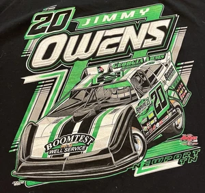 JIMMY OWENS " THE NIGHTMARE" DIRT LATE MODEL RACING SHIRT 2XL XX - Picture 1 of 16