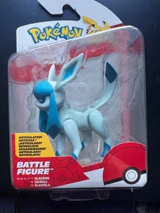 Pokemon Glaceon Battle Figura de Acción Juguete 2025 Jazwares Articulado ~ Nuevo - Imagen 1 de 6
