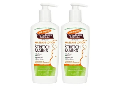 2x Palmer's Cocoa Butter Formula Massage Lotion For Stretch Marks Pregnancy Skin - Image 1 of 4