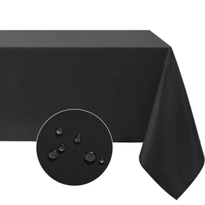 Rectangle Tablecloth, Waterproof & Stain Resistant Table Cloths Wrinkle Free ... - Picture 1 of 9