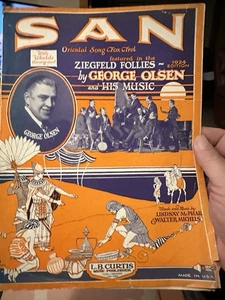 Partituras exóticas B 1923 9x12 'SAN' de McPhail & Michels - Imagen 1 de 1