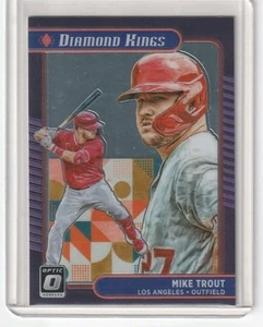 2021 Panini Donruss Optic - Diamond Kings Mike Trout #14 - Picture 1 of 2