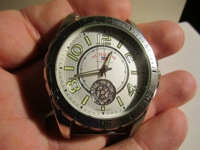 U.S. POLO ASSN WATCH RUNS GREAT HEAVY CASE VERY LARGE - NO BAND - OFC-V - Image 1 of 3