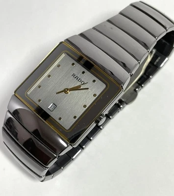[Near MINT] RADO Diastar Jubile 152.0332.3 Gray Ceramic 28mm Dial Men's Watch - Image 1 of 4