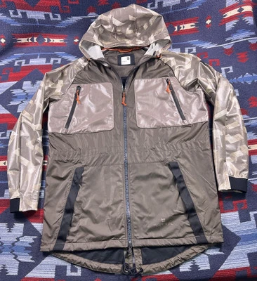 UNDER ARMOUR Para Hombres L Tormenta Perpetua Camuflaje Parka Con Capucha Chaqueta de Lluvia Abrigo Sudadera con Capucha Foto 1 de 4
