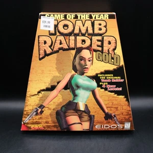 NEW Tomb Raider PC - CD-ROM/Windows 95 - Trapezoid Big Box - Factory Sealed GOTY - Picture 1 of 12