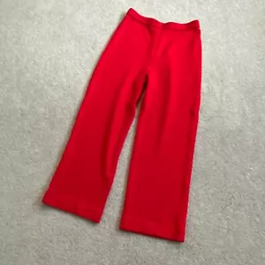 Pantalones rojos tejidos St. John Collection Santana pierna recta vintage talla 6 - Imagen 1 de 5