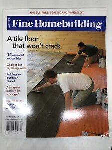 Taunton's FINE HOMEBUILDING Magazine September 2005 No. 173 Beadboard Wainscot +