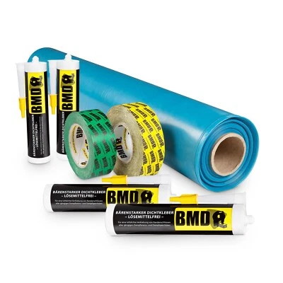 Dampfbremse Dampfsperre Dampfbremsfolie Dampfsperrfolie Dach Klebeband Dämmung - Bild 1 von 4