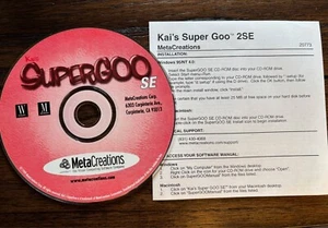 Vintage Mac & WIndows Software CD - Kai's SuperGoo SE by Meta Creations - Picture 1 of 1