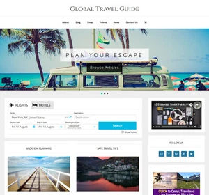 [NEW DESIGN] * TRAVEL VACATION * store website business for sale AUTO CONTENT! - Picture 1 of 5