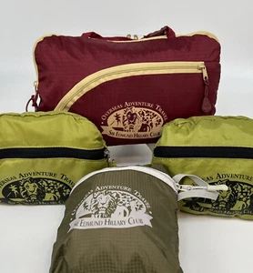 ChicoBag Travel Back Pack & Poncho “Overseas Adventure” Logo Sir Hillary Club 4p - Picture 1 of 21