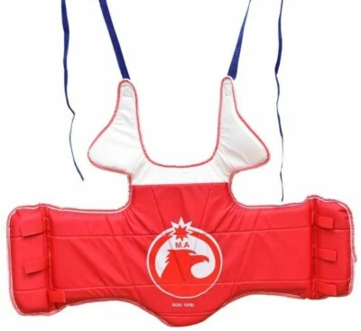 Taekwondo Boxing  Chest Protector Karate MMA Guard TKD REVERSIBLE Sparring Gear - Image 1 of 2