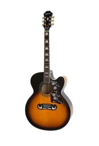 Epiphone J-200 EC Studio Acoustic/Electric Guitar - Vintage Sunburst - Picture 1 of 1