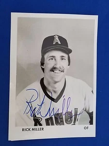 Rick Miller Auto Angels 1970's Team Issued Photo Autograph Vintage RARE - Imagen 1 de 1