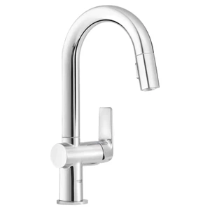 Grohe 30377000 Defined 1.75 GPM Single Hole Pull Down Kitchen Faucet, Chrome - Picture 1 of 3